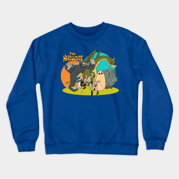 The Herculoids Crewneck Sweatshirt by BigOrangeShirtShop